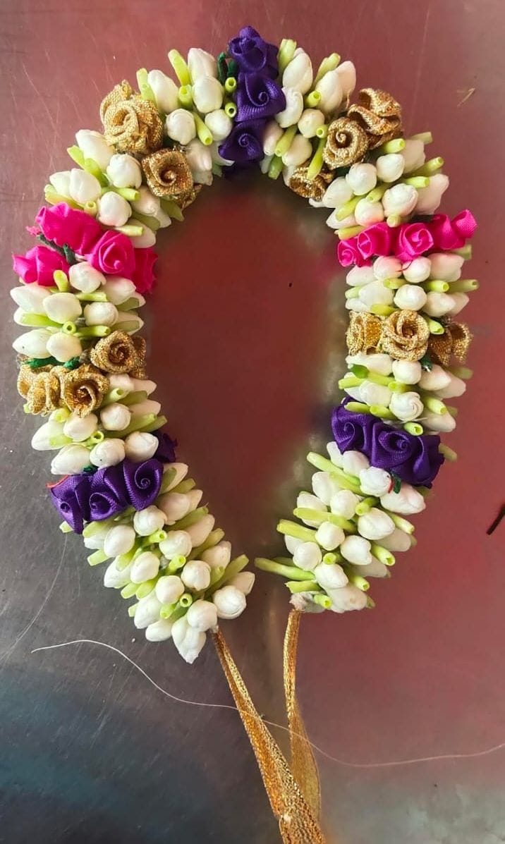 Jasmine and Satin Rose Gajra